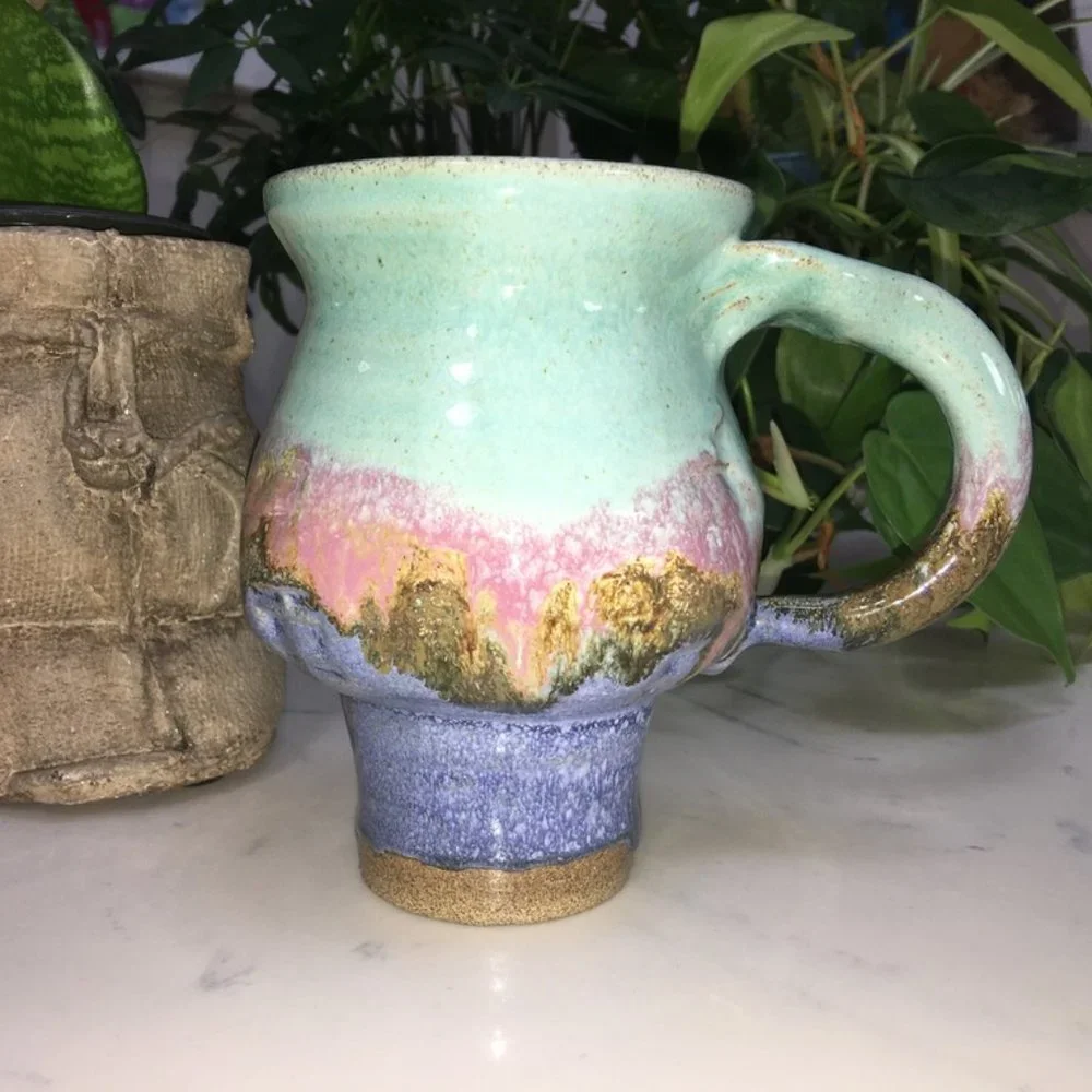 FIRM!  Artisan made Coffee/Tea Travel Mug - Picture 2 of 5